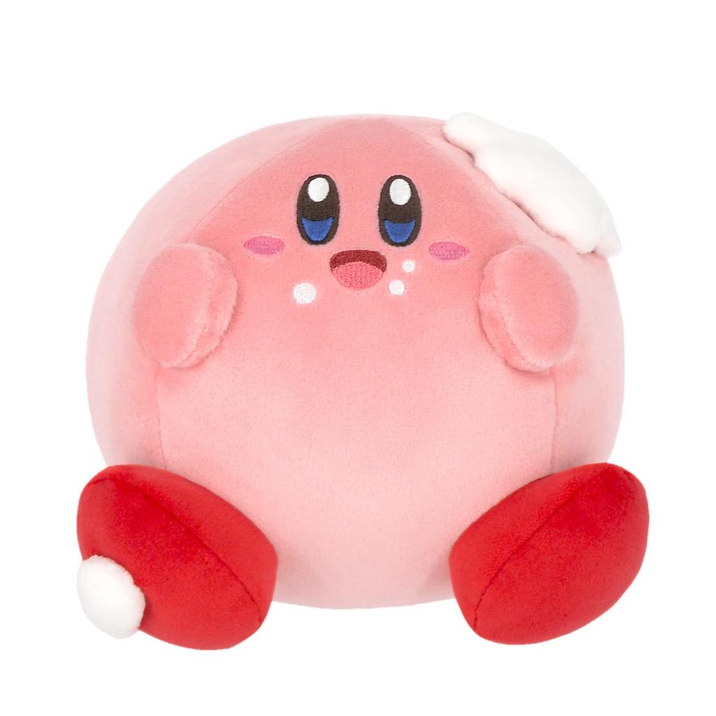 Sanei Boeki Gourmet Festival Squishy Plush Toy Kirby x D17 x H15cm Kirby's W16.5 KGF-07