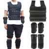 Adjustable Weighted Vest 10kg Workout Weight Vest with Wrist Weights and Leg Weights