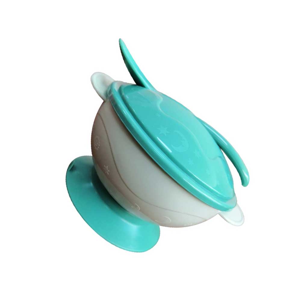 

Набор посуды Детская миска Помощник для еды Разноцветная тонкая работа Детские аксессуары Товары для дома Тарелка Присоски Миски для кормления зелёный