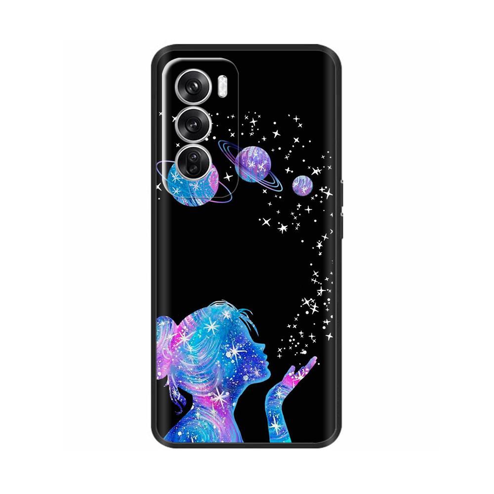 For OPPO Reno12 Reno 12 Pro 12Pro Case Silicon Phone Back Cover for OPPO Reno 12 Cases Reno12 Pro Soft Black Bumper Coque Para