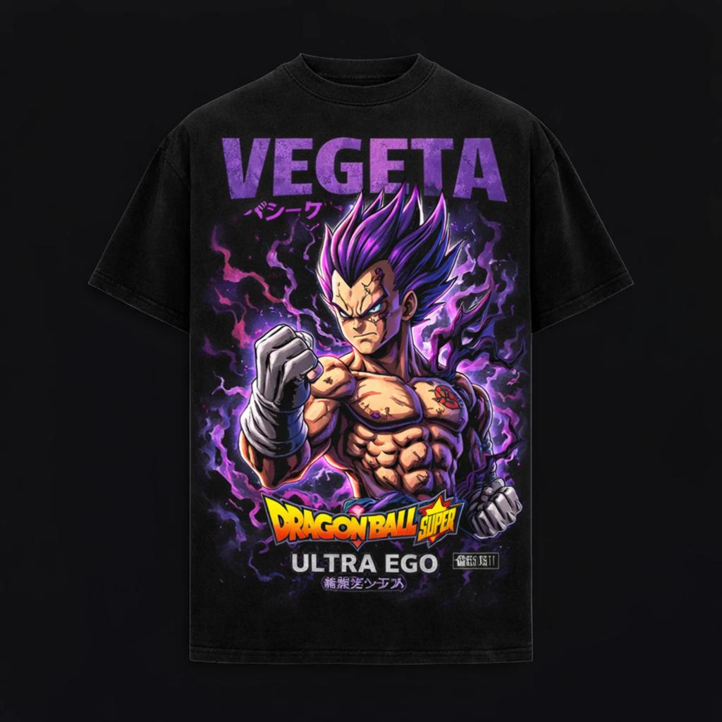 Pride Warrior Purple Aura Power Graphic T-and kids tshirt Anime Style Streetwear Tee