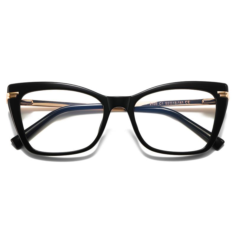 Blue Light Blocking Women Cat Eye Prescription Glasses For The Nearsighted  Student Myopes Lunettes 0 -0.5 -0.75 To -6.0
