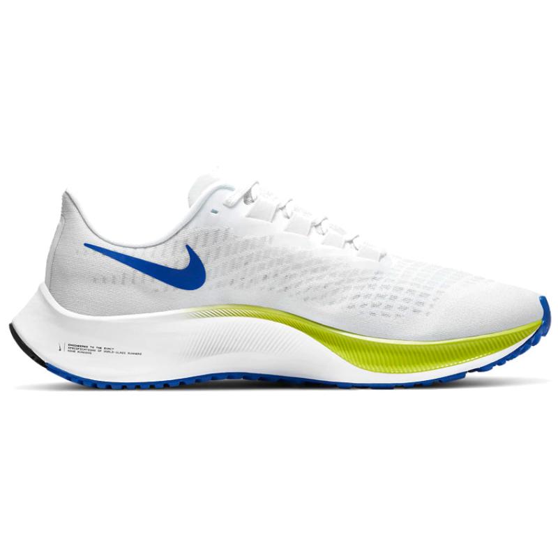Nike Air Zoom Pegasus 37 White Racer Blue Sneakers BQ9646-102
