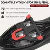 Self Lock Bike Pedals Cleats 0/2/6 Degrees Bicycle Pedal Cleats Cycling Shoes Cleat  Road Cycling