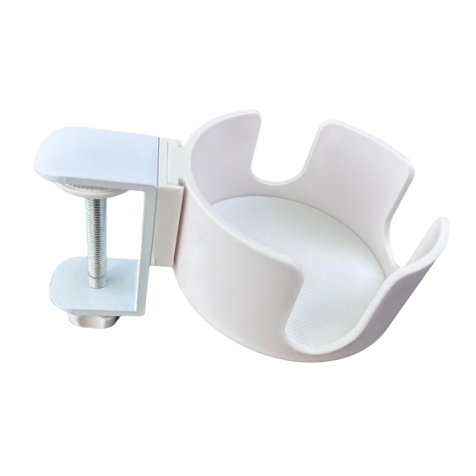 

Модный держатель для стакана с зажимом для краев стола, надежная подставка для напитков для использования в офисе, рабочих пространствах, регулируемое крепление для стола