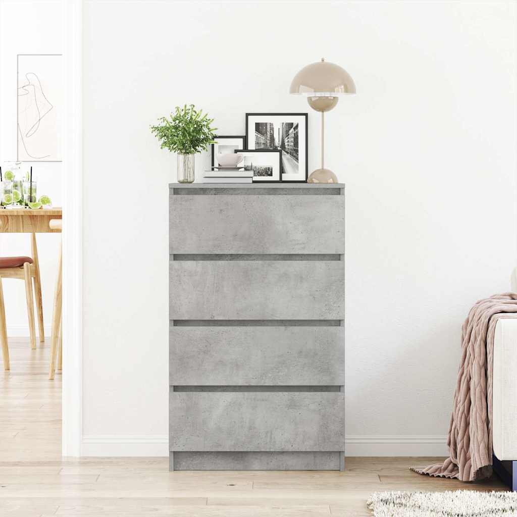 Sideboard Concrete Grey 60 x 35 x 98.5 cm Engineered Wood