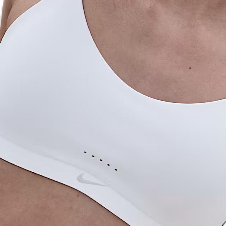 Nike Dri-Fit Alate Series Minimalist Fashion Versatile Solid Color Sports Bra Kids Underwear HQ7731-100