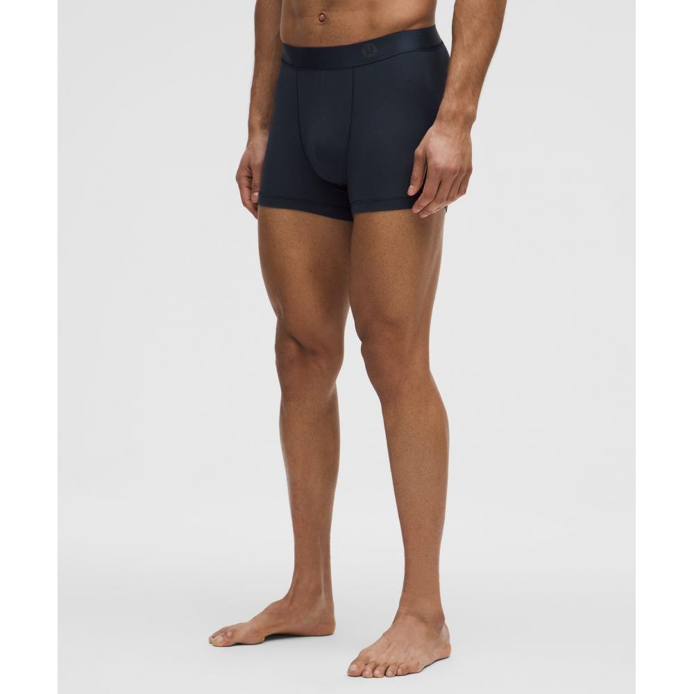 Lululemon Always In Motion Boxer Brief 3   3 Pack Black Heathered Core Medium Grey True Navy
