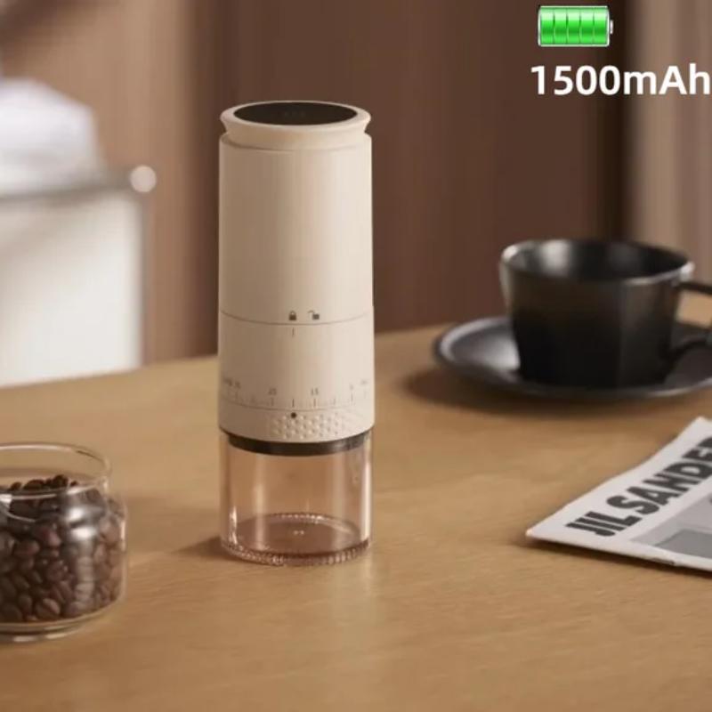 Electric Coffee Bean Grinder, Rechargeable & Automatic, Portable Coffee Grinder