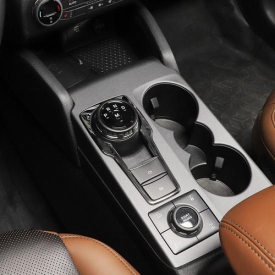 Chrome Center Control Gear Shift Panel Cover Trim ABS For Ford Bronco Sport 21+