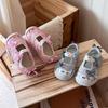 Casual 2026 Summer Girls' Mesh Closed-Toe Sports Sandals Toddler Ballet Princess Shoes