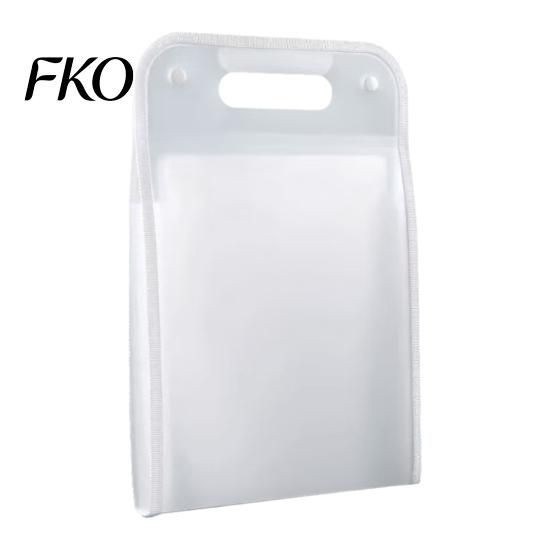 Large Capacity File Folder Translucent Vertical Expanding Organizer with 13 Pockets, Accordion Folders Reinforced Handle Labels, A4 Letter Size