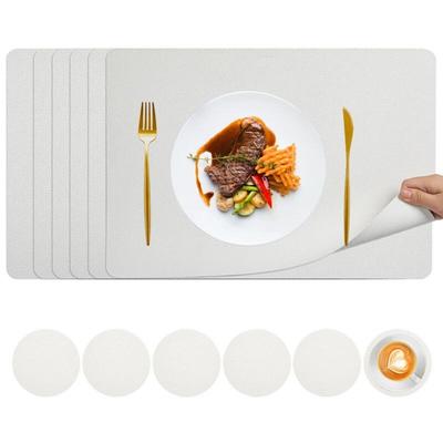 ZISIZ Double-Sided Paper Placemat & Coaster Set
