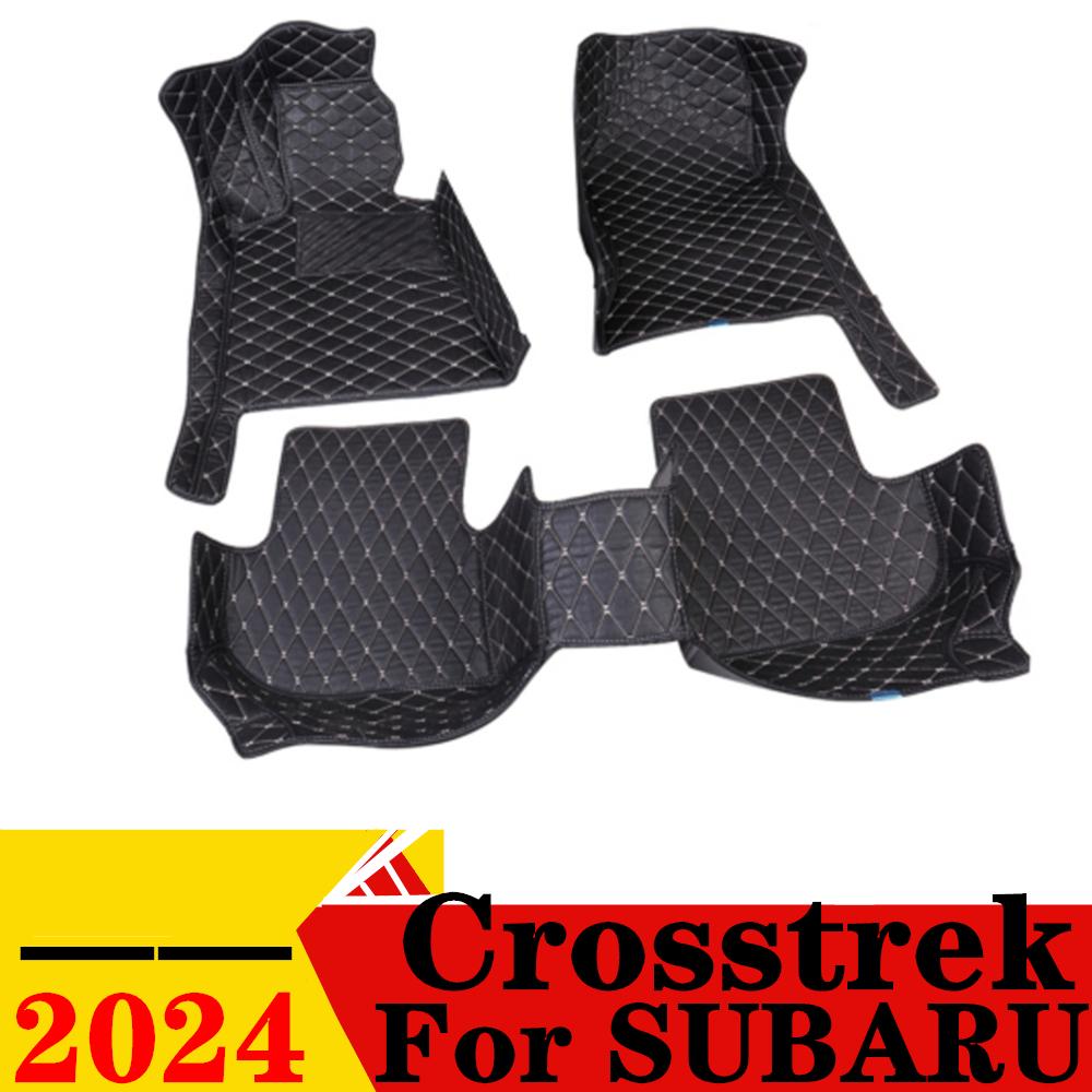 

Автомобильные коврики для SUBARU Crosstrek 2024 Водонепроницаемая кожа XPE Custom Fit Передняя и задняя крышка FloorLiner AUTO Parts