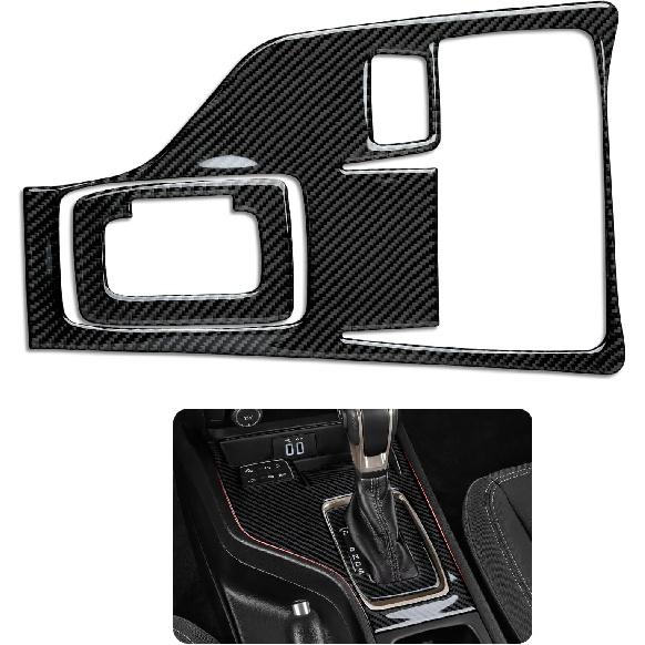 Car Carbon Fiber Dash Center Control Panel Cover Trim Interior for Ford Ranger      XLT Lariat XL Accessories