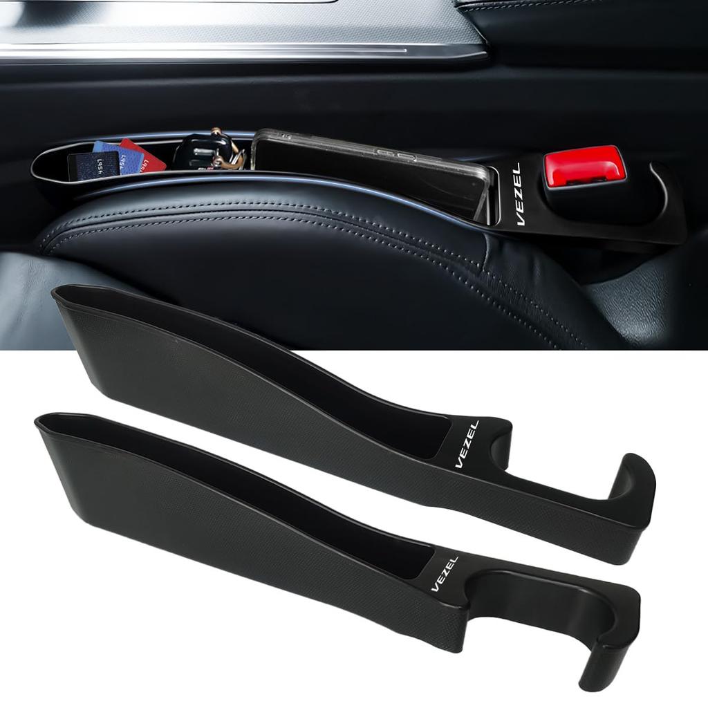 Vezel Exclusive Gap Cushion, Large Capacity Storage, Seat Side, Storage Box, Smartphone Storage, Charging