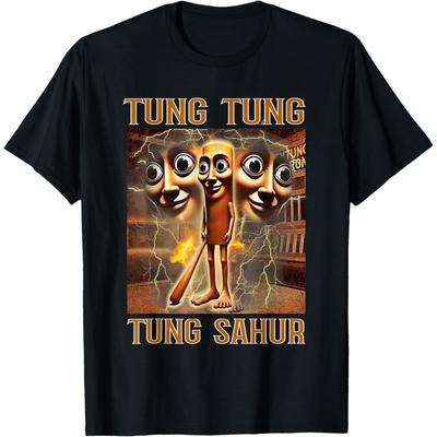 T-Shirt Meme Tonto Italiano Sahur Tung Tung Tung(4)