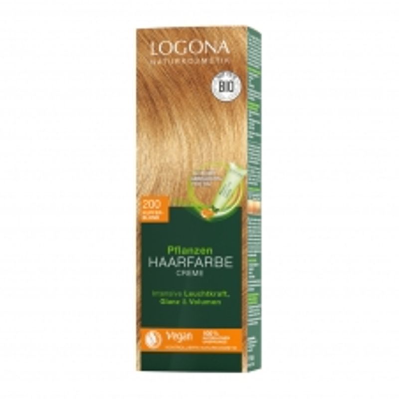 LOGONA Plant Hair Dye Cream (200. Copper Blonde) 150ml