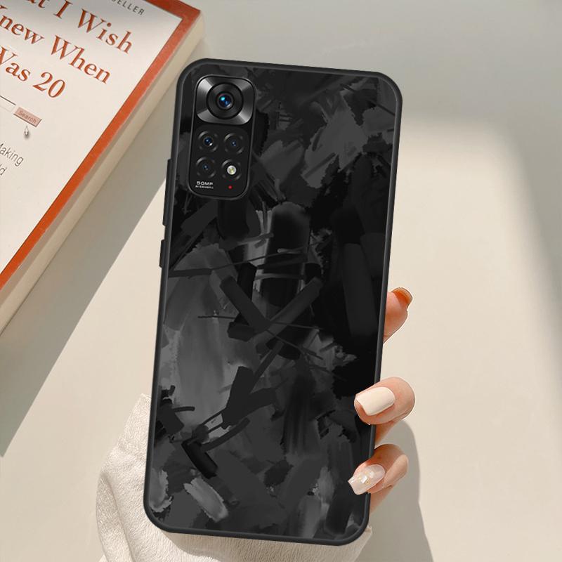 Forged Carbon Case For Xiaomi Redmi Note 11 10 9 8 Pro Note 11S 10S 9S 8T K50 K40 9A 9C 10A 10C Cover