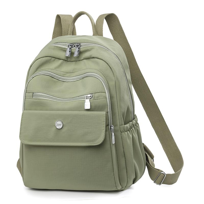 Einfarbiger Rucksack Große Kapazität Outdoor-Reisetasche Studenten Leichter Pendlerrucksack