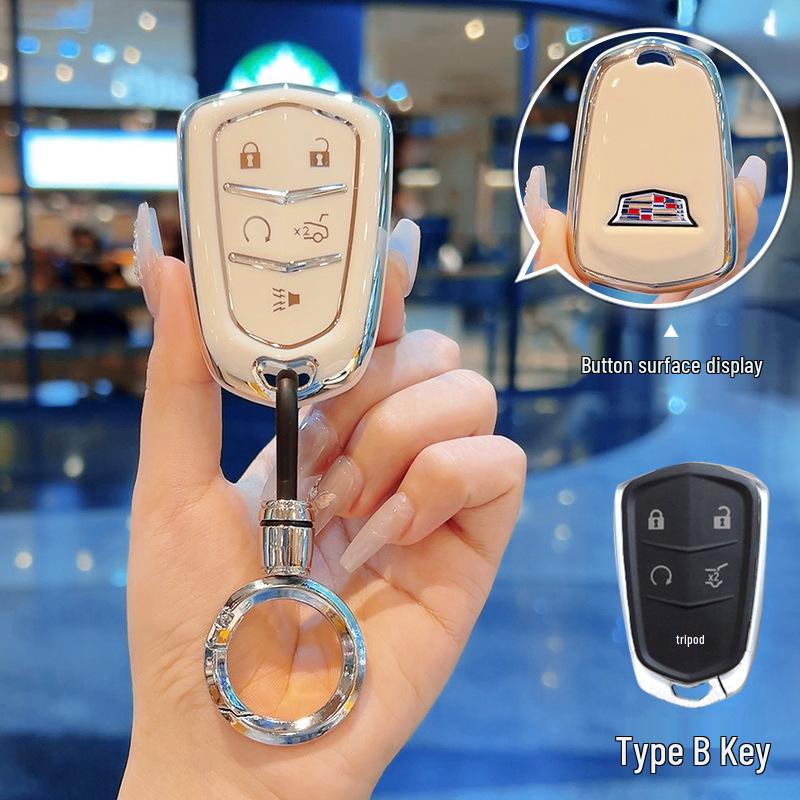 Cadillac Schlüsseletui für XT4, XT5, CT5, CT6, CT4, ATSL und GT4 - Speziell für Frauen entwickelt