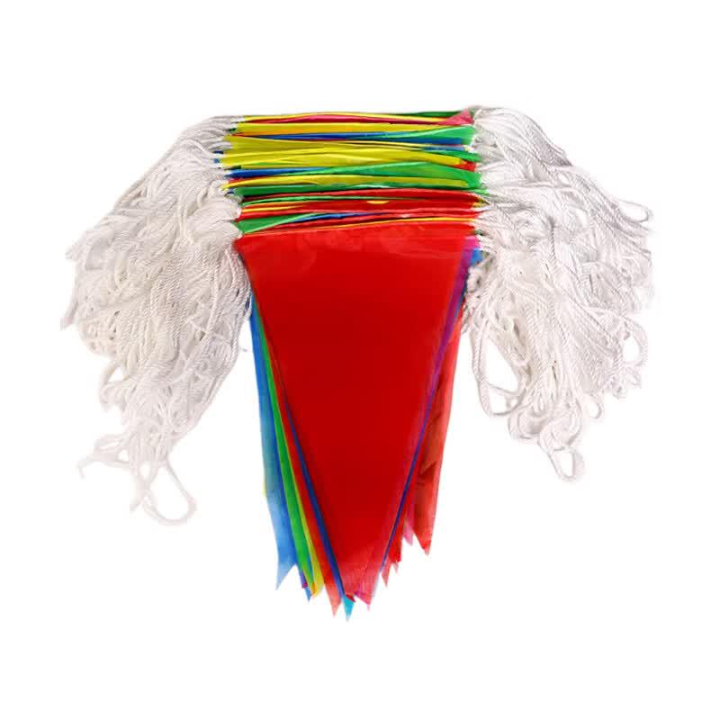 Colorful Triangular Flag String