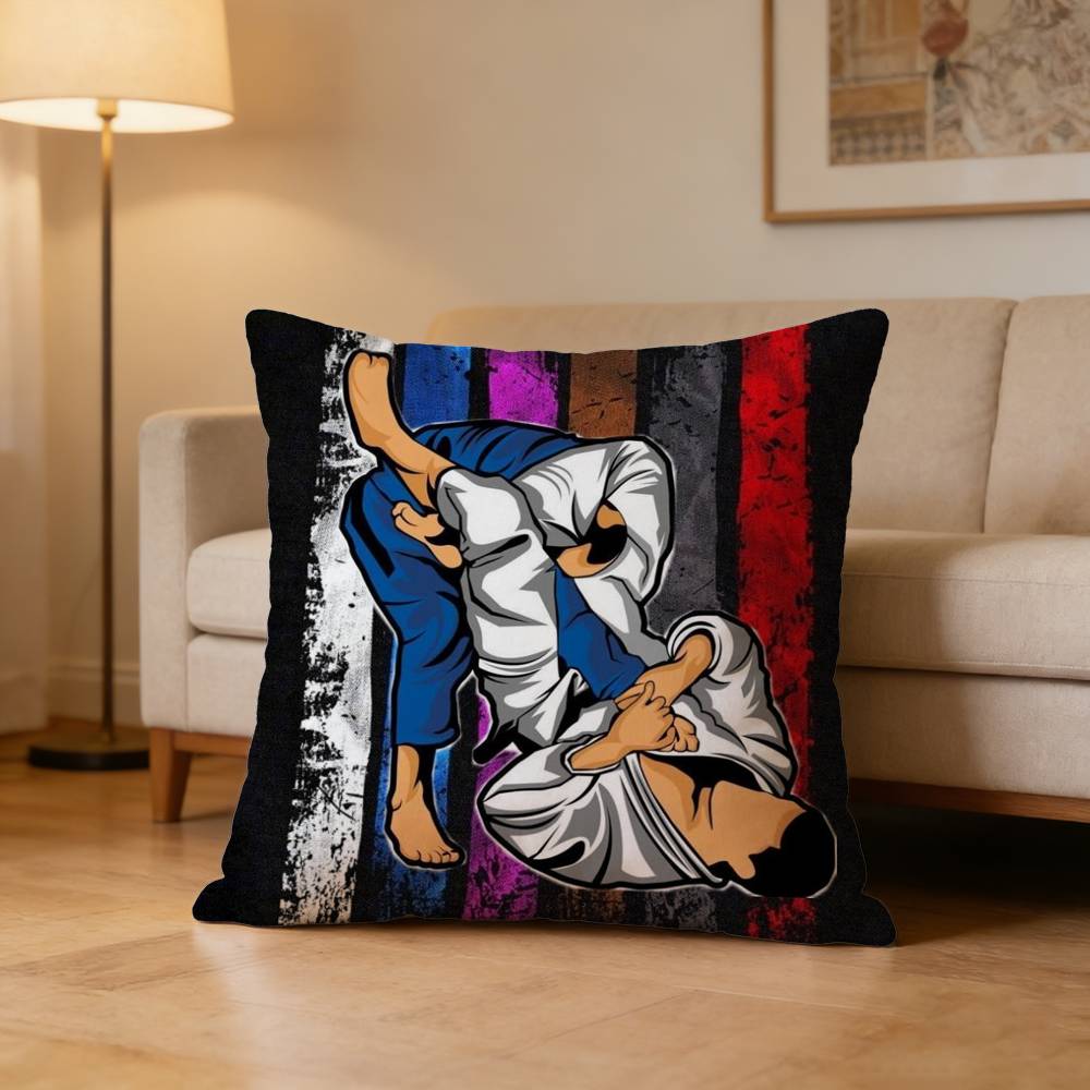 Bjj Brazilian Jiu Jitsu Pillow Case Cushion Cover Throw Pillow Case For Car Sofa