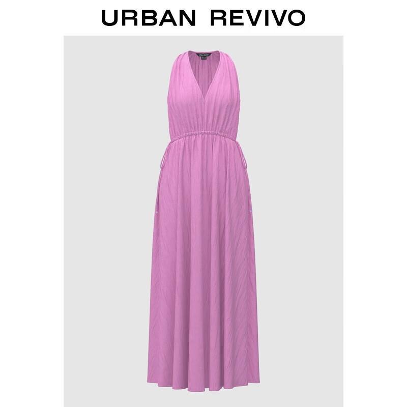 UR Women s 2025 Summer V-Neck Sleeveless Dress S