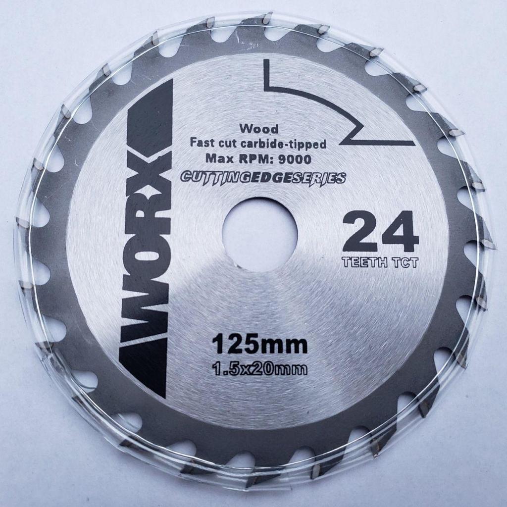 Universal 125mm/140mm Woodworking Circular Saw Blade (24 Teeth) for Lithium Battery Saws