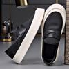 Handmade Men's Loafers Breathable Casual Leather Shoes Classic Comfortable Outdoor Shoes Leisure Male Slip on Footwear Moccasins