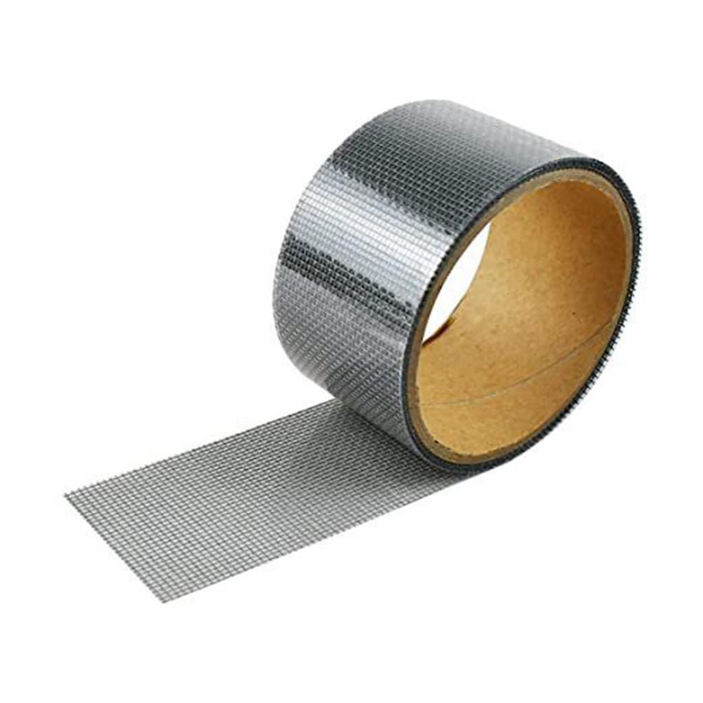 Window Screen Patch Repair Kit Fiberglass Covering Mesh Strong Adhesive Tape Mesh Repair Tape Seal for Window and Screen Door