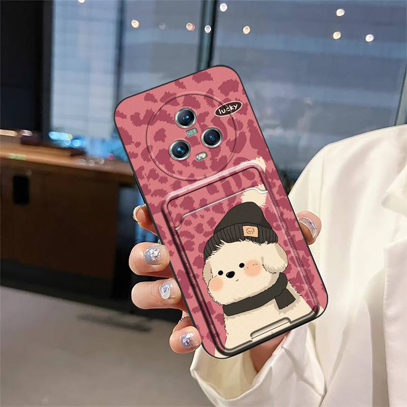 Fashion Design Durable Phone Case For Honor Magic5 Protective Cartoon Anti-dust Dirt-resistant Silicone Soft Case TPU