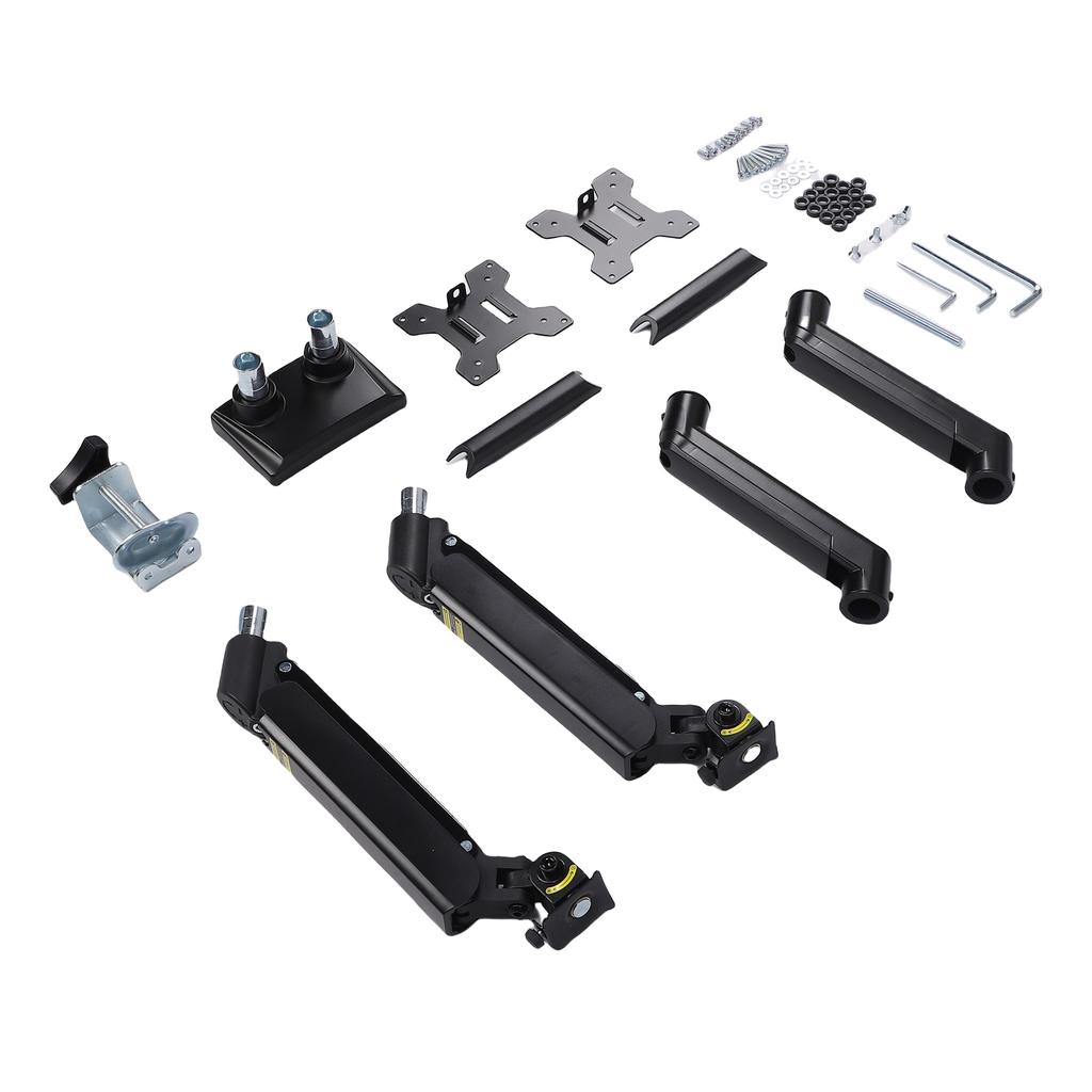 Dual Display Screen Arm Computer 13 34in 4.4 22lb Curved Screen Stand Mount for Desk