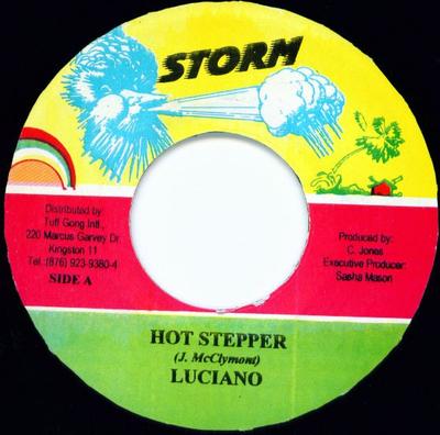 7inch Record LUCIANO Hot Stepper NONE Storm 2002 Jamaica Reggae Ska Dub Used