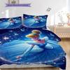 3pc Cinderella and Snow White Cartoon Children's Duvet Cover Set - Super soft (1*Duvet Cover + 2*Pillowcase, Without Core)
