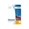 HERMA Special - Matt - Self-adhesive Removable - White - 66 X 33.8 Mm 480 Labels(s) (20 Sheet(s) X24) Laminated Labels