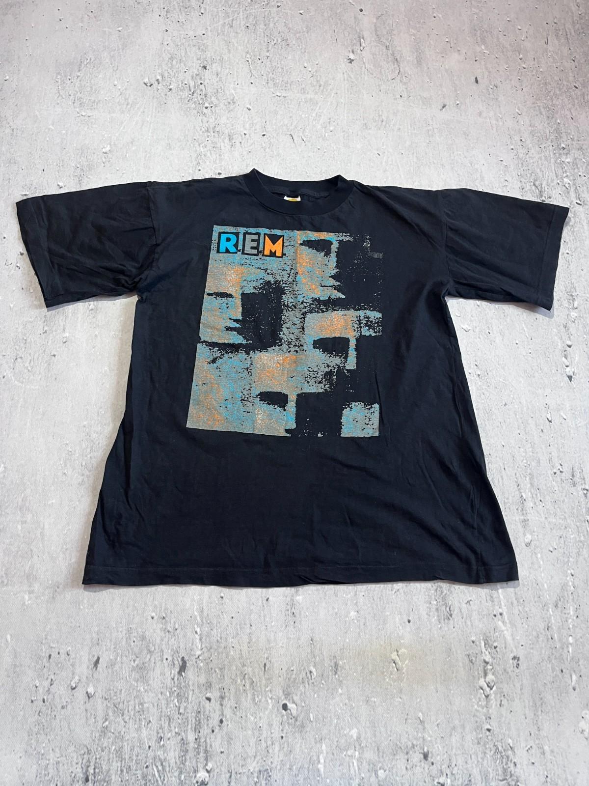 R.E.M. REM VINTATE 90S ROCK BAND TEE SIZE XL Unisex T-Shirt L