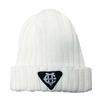EIGHTVOLUME Ev T-Patch Ribbed Beanie (White)