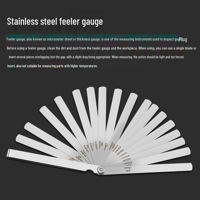 Set Eleron din Oțel Inoxidabil de Înaltă Precizie (0.01-1mm) Metric/Imperial