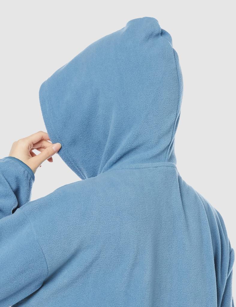 Penfield Women's Laid-Back Camp Micro Fleece Embroidered Hoodie, Blue (Shima Rin), Size M