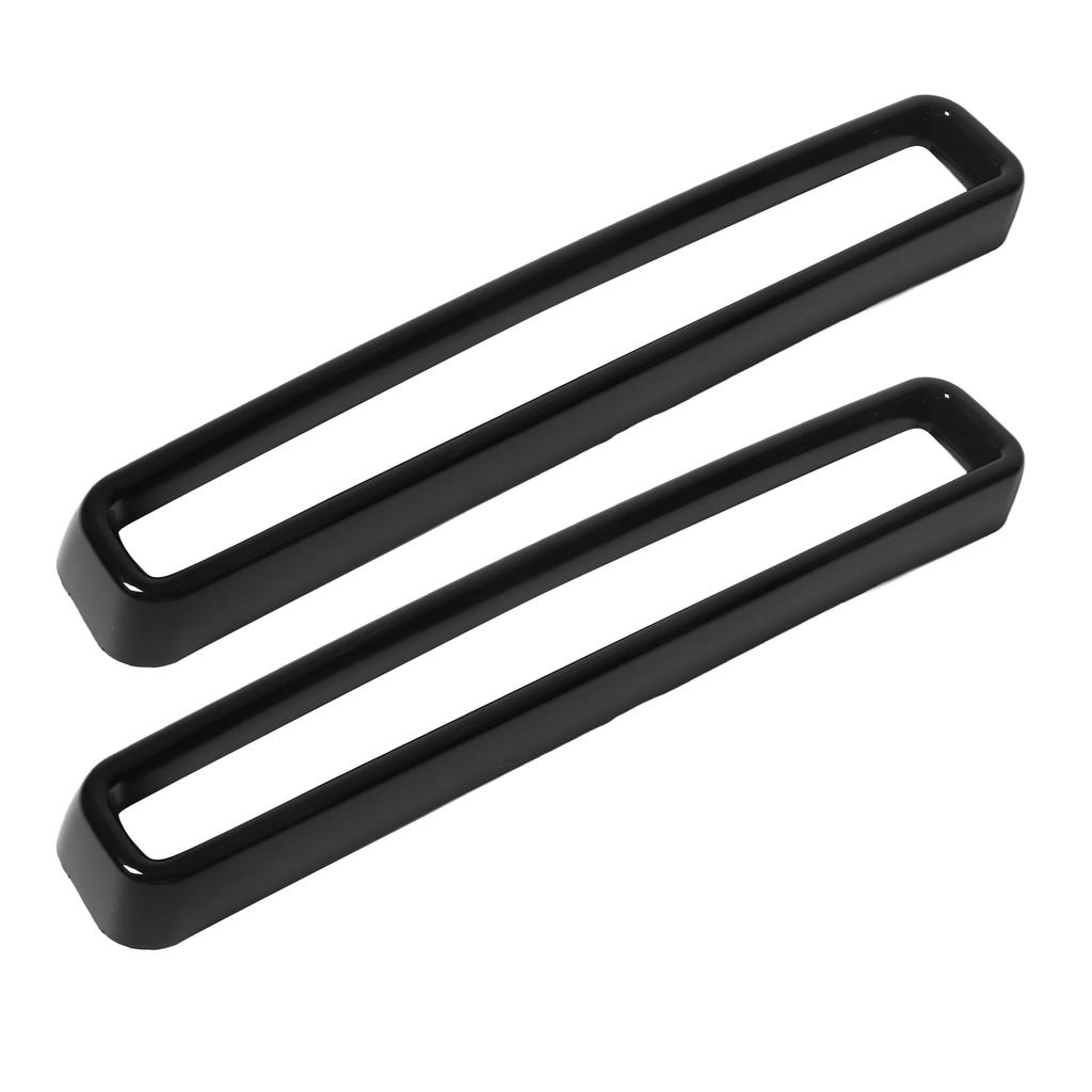 Car Front Grille Trim Bright Black UV Protection Coating Replacement for Dodge Challenger 2015‑2021