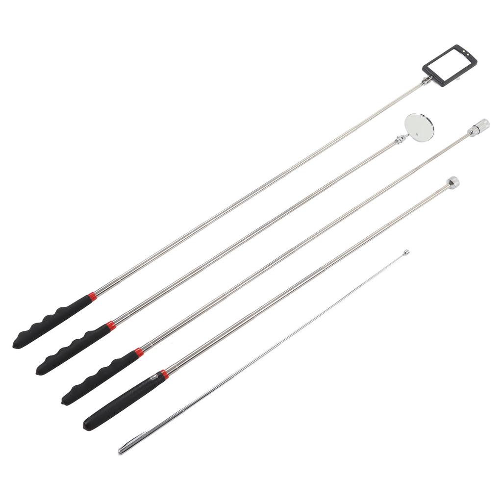 Zestaw 5 sztuk magnetycznych narzędzi do podnoszenia 10 funtów 8 funtów 1,5 funta Laska do podnoszenia Teleskopowe lustro 360 stopni z lampą LED
