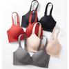 Hot-selling Thin Seamless Underwear In Russia, Women's Big Breasts Show Small Wide Shoulder Straps, Fat and Large Breasts, Large Cup Bra Cover