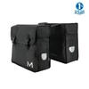 Doppeltasche für Fahrrad MOBILIS - Schwarz - 2 x 15L - Wasserabweisendes Material