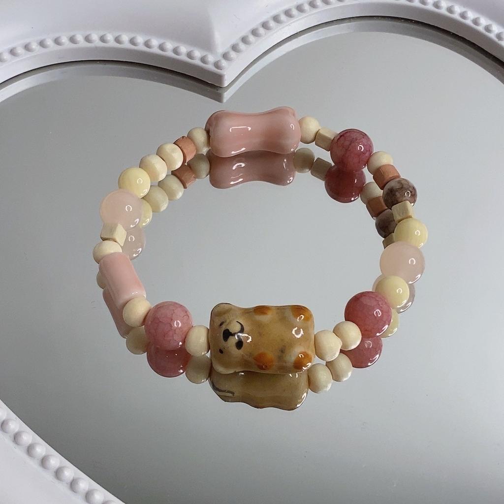 Xiaohongshu New Chinese Amethyst Beaded Bracelet Light Luxury Niche Exquisite Fairy Bracelet Girlfriend Gift