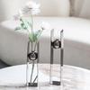 Modern Light Luxury Metal Vase for Dried Flowers, Home & Hotel Decor