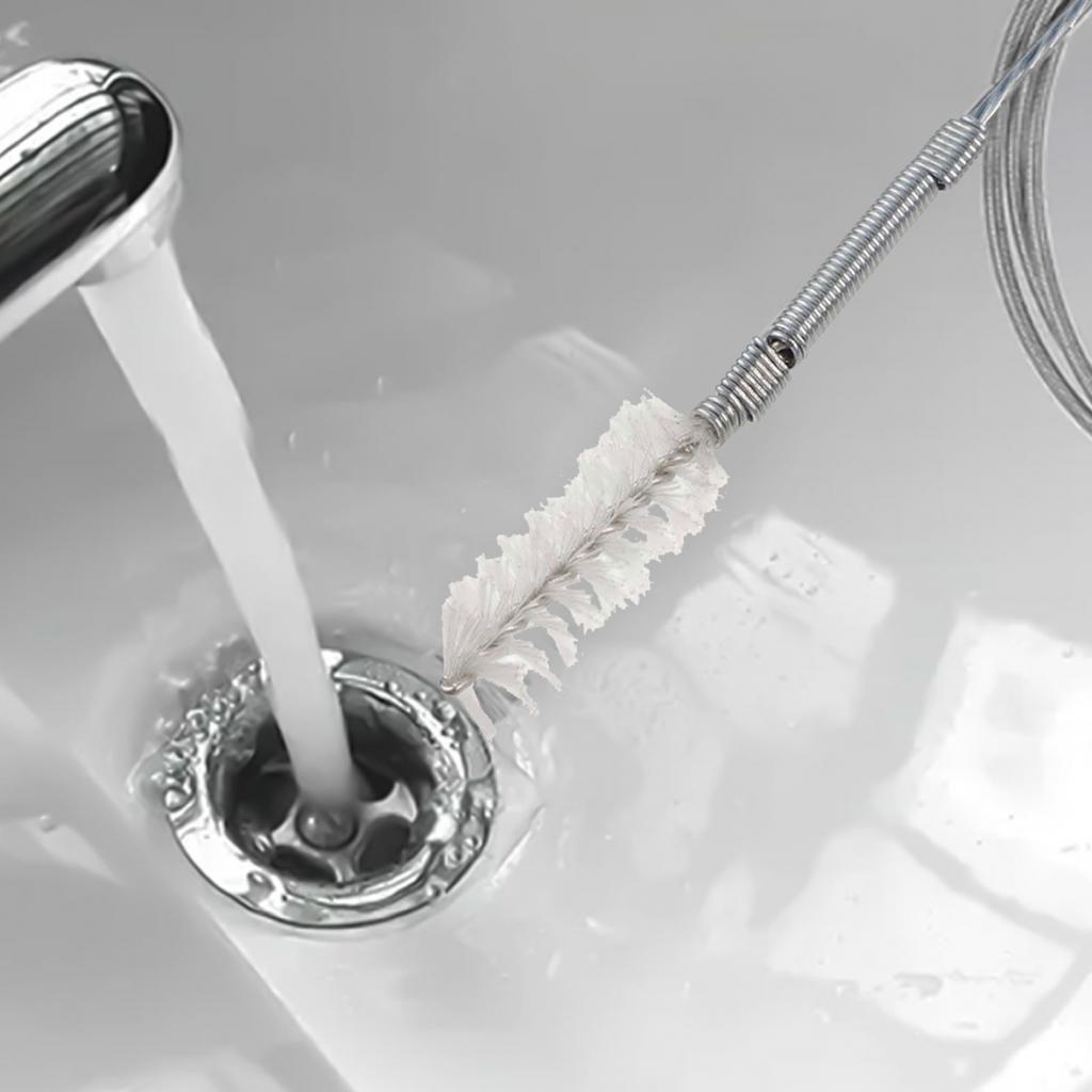 Washing Tool Cleaning Brush 150CM Flexible Nylon+stainless Steel