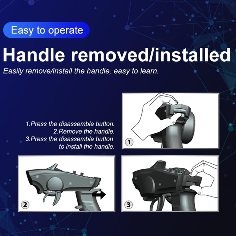 2.4GHz 4CH Remote Control Signal Transmitter Handle Lcd Display RC Toy Part Transmitter Accs for Hobby Model Racing Car