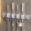 Vacuum Suction Cup Mop clip Holder with Hook Wall Kitchen Bathroom Mop Broom Brush Organizer Rack Robe Coat Towel Hanger Hook