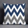 Blue Striped Plaid Pillowcase Office Living Room Home Pillowcase Car Ornaments